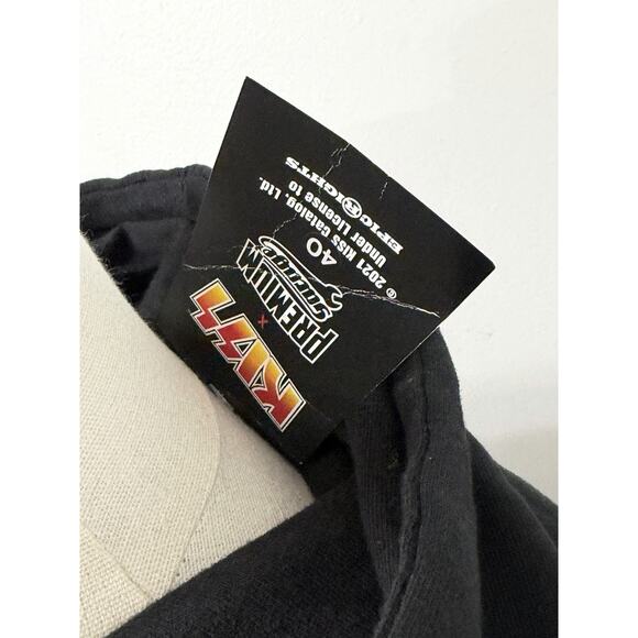NWT Kiss Premium Garage Black Hoodie XXL Rock & Roll All Nite Party Everyday - Picture 2 of 3